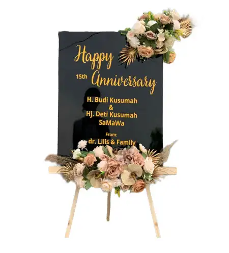 Papan Bunga Akrilik lembang